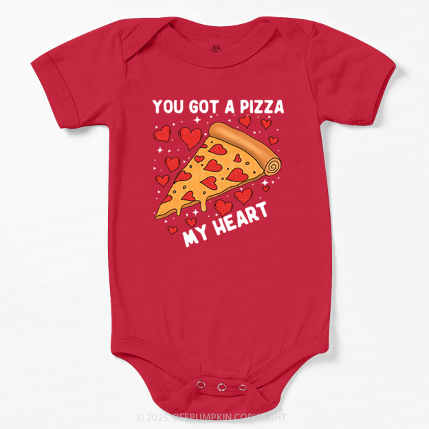 You Got A Pizza My Heart Valentine's Day Bodysuit Beepumpkin