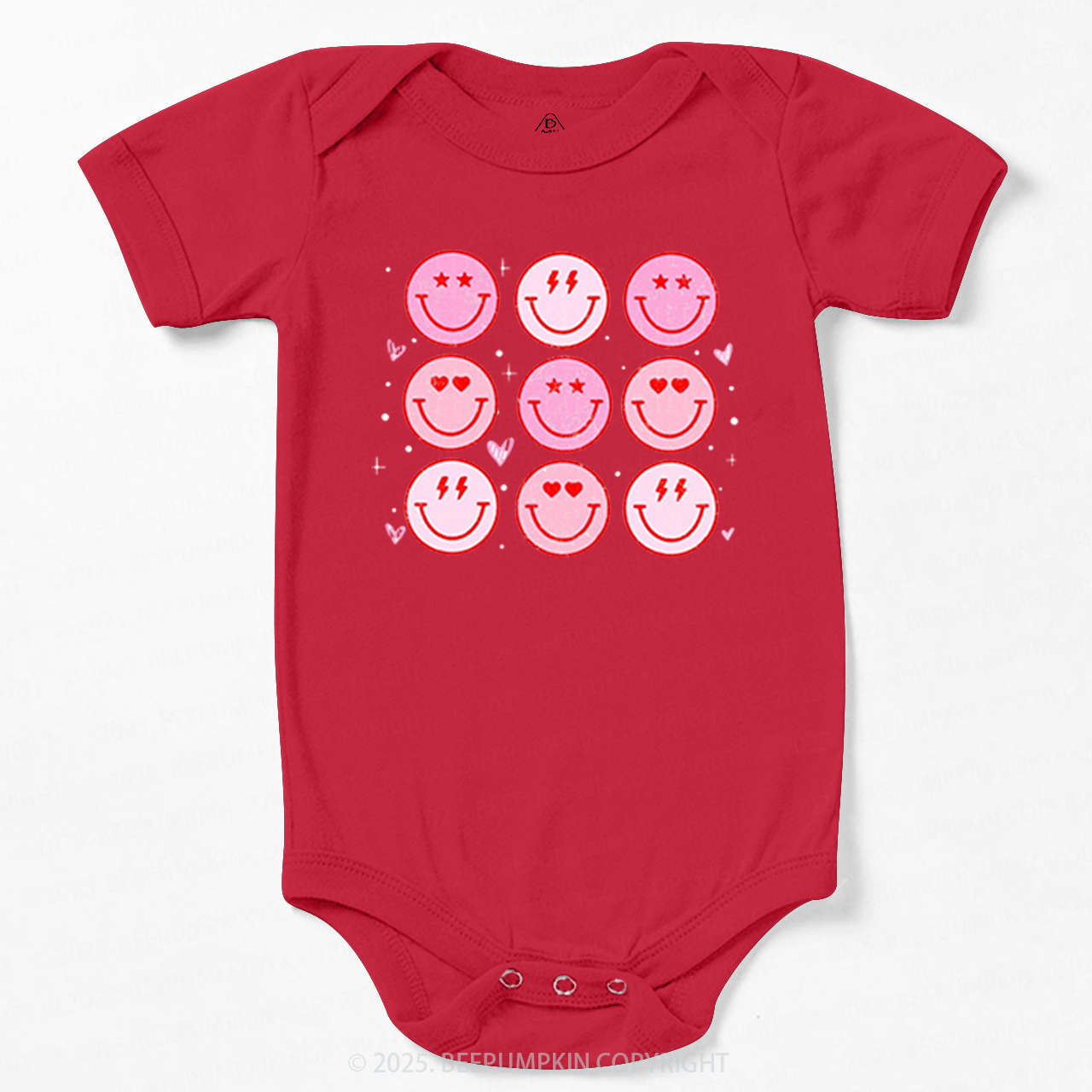 Groovy Heart Valentine's Day Bodysuit Beepumpkin
