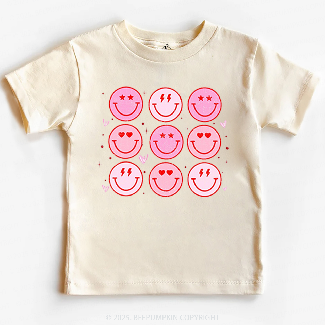 Groovy Heart Valentine's Day Toddler&Kid's Tees Beepumpkin