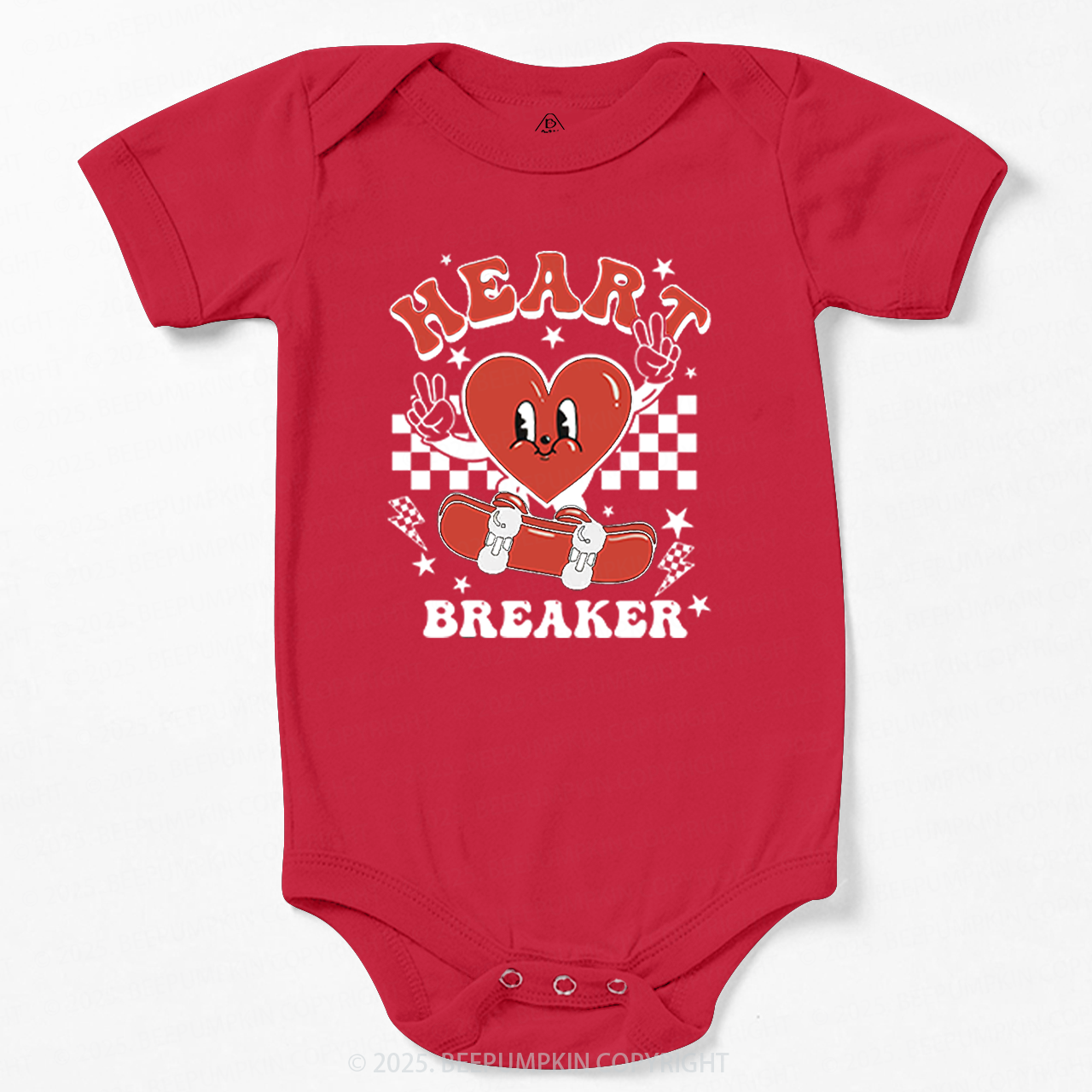 Heart Breaker Valentine's Day Bodysuit Beepumpkin 2