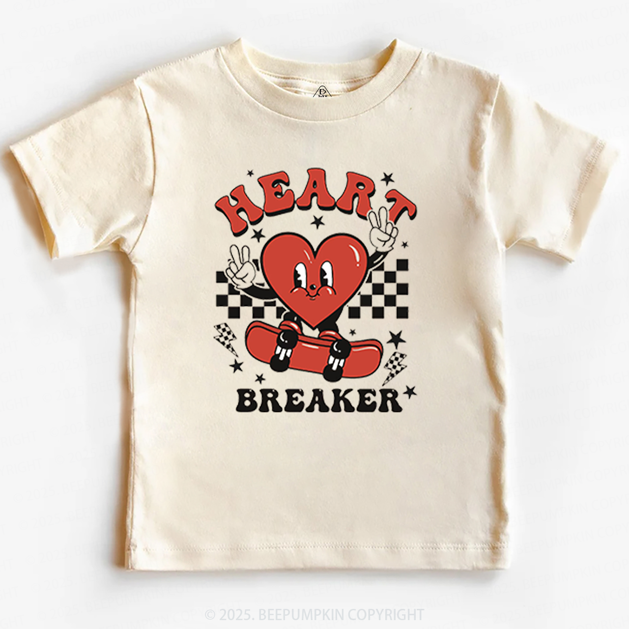 Heart Breaker Valentine's Day Toddler&Kid's Tees Beepumpkin 2