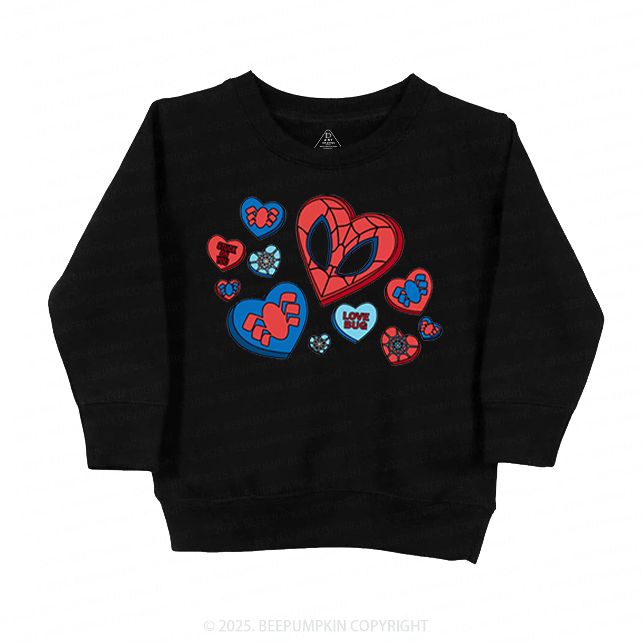 Superhero Valentine's Day Kid's Sweatshirt