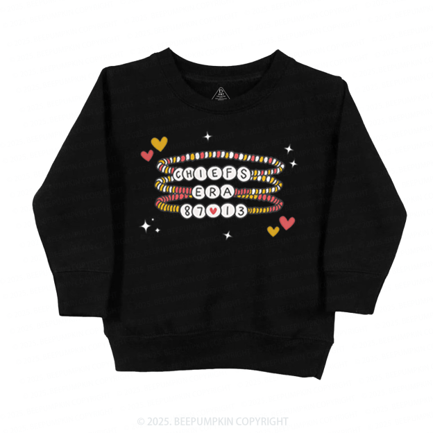Cute Friendship Bracelets Football Kid's Sweatshirt