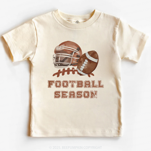 Football Season Toddler&Kid's Tees Beepumpkin