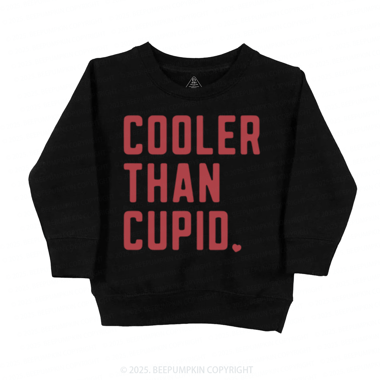Cooler Than Cupid Valentine's Day Kid's Sweatshirt