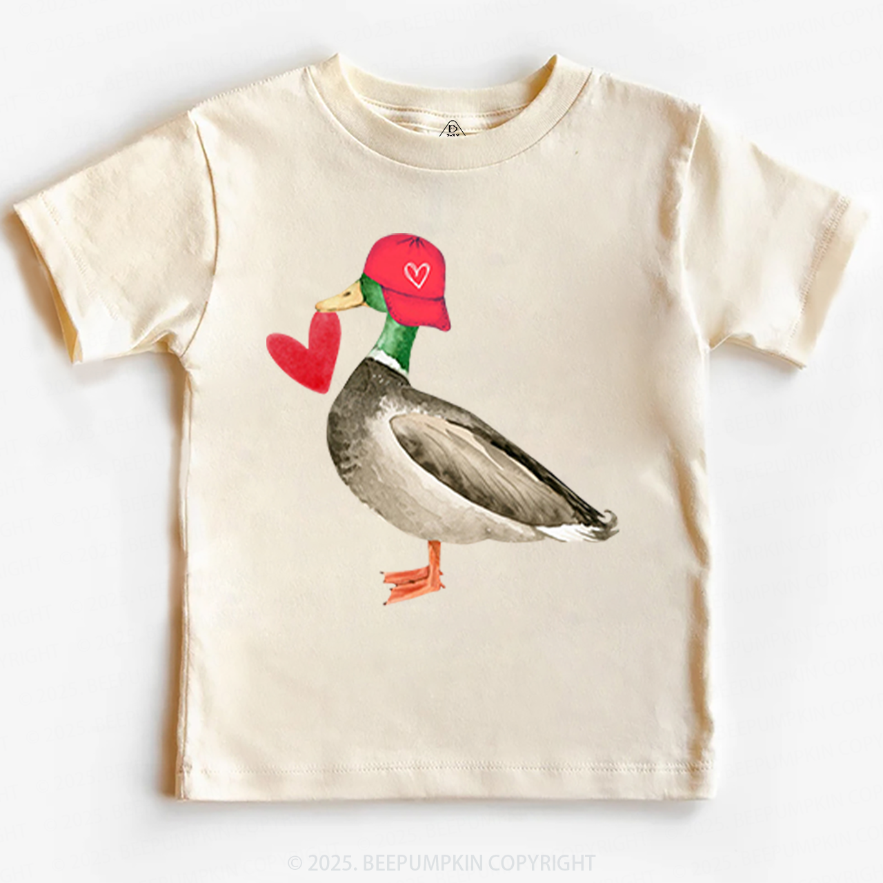 Love Duck Valentine's Day Toddler&Kid's Tees Beepumpkin