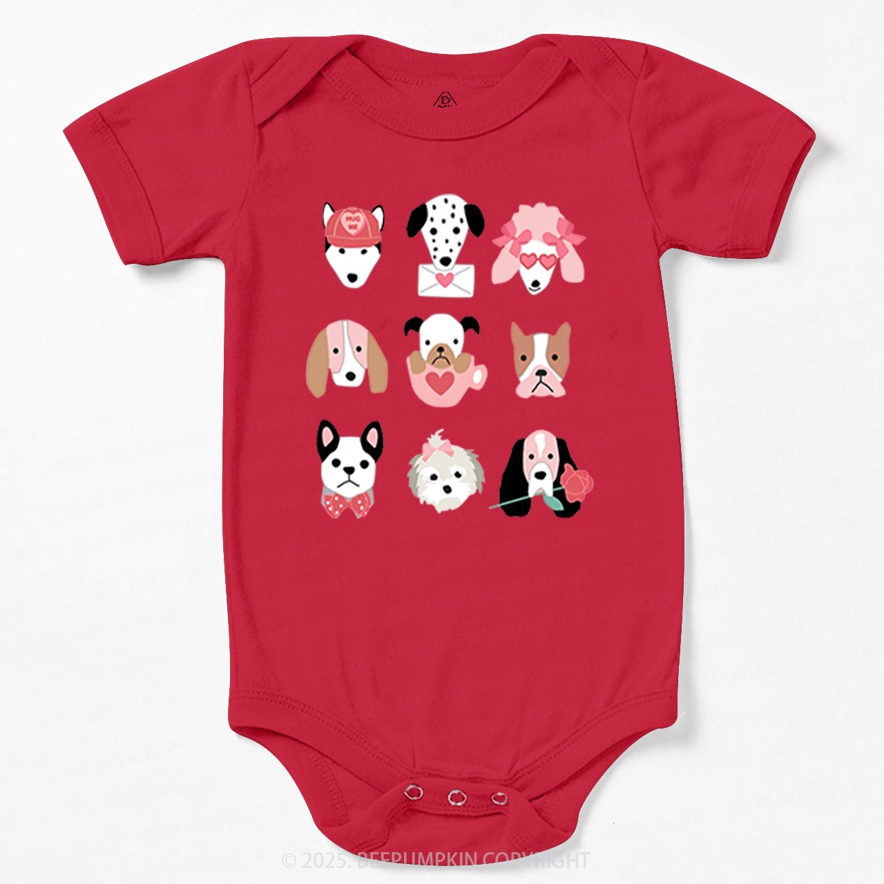 Dog Family Valentine's Day Bodysuit Beepumpkin