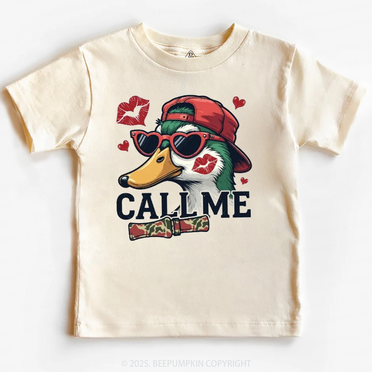Duck Hunting Valentine's Day Toddler&Kid's Tees Beepumpkin