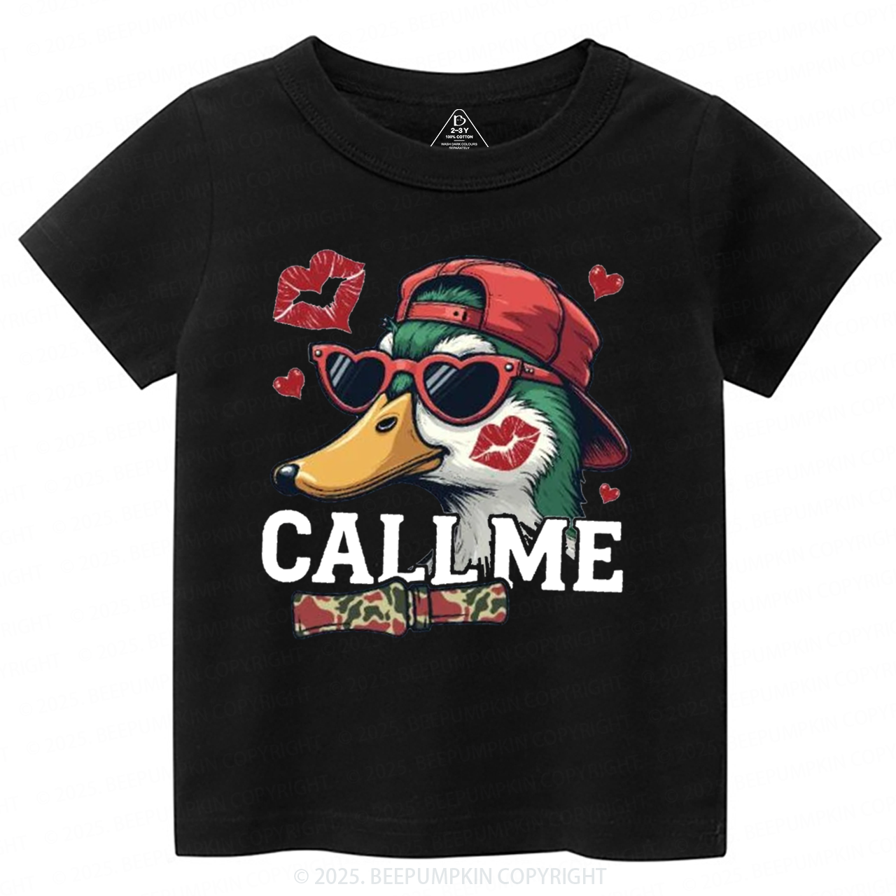 Duck Hunting Valentine's Day Toddler&Kid's Tees Beepumpkin