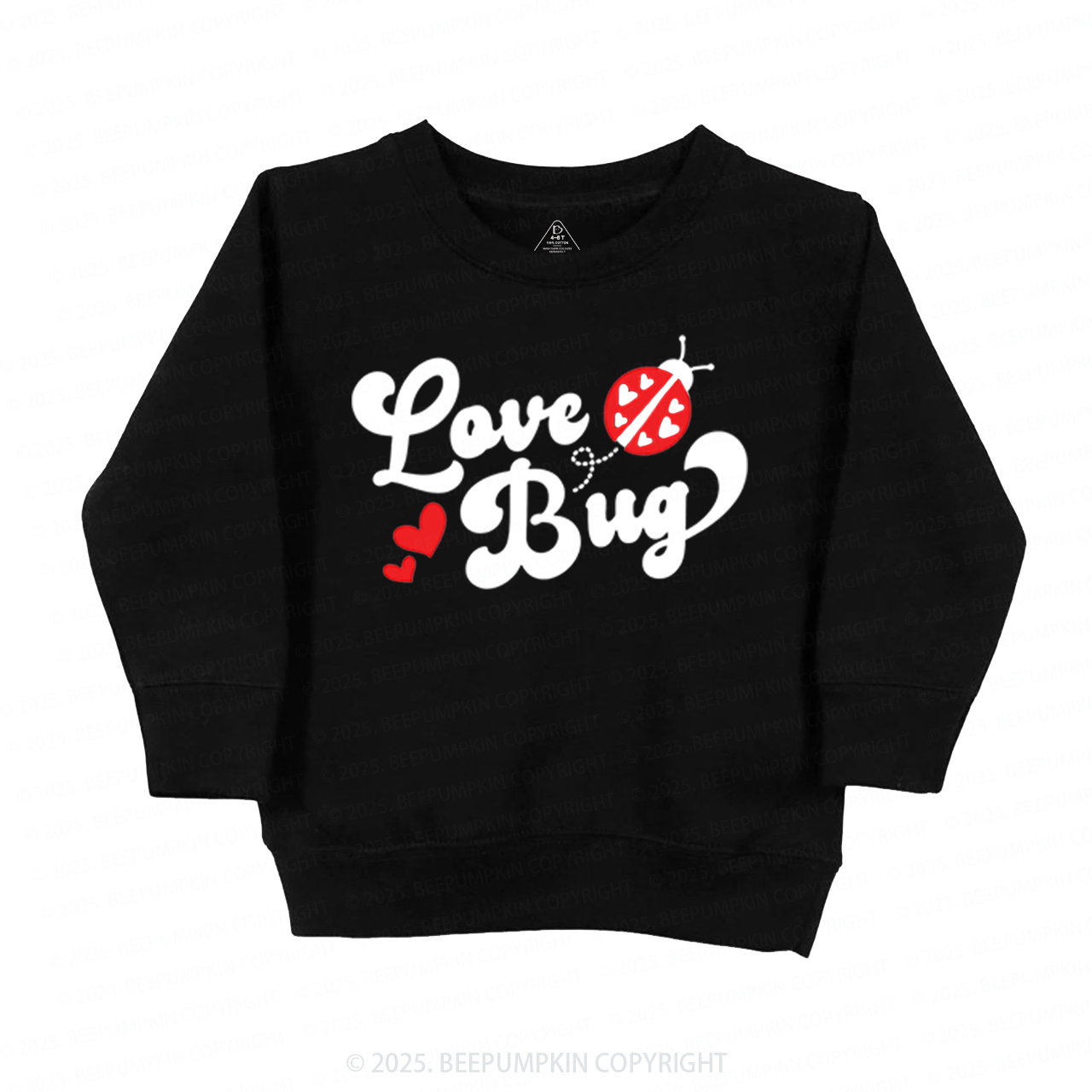 Love Bug Valentine's Day Kid's Sweatshirt
