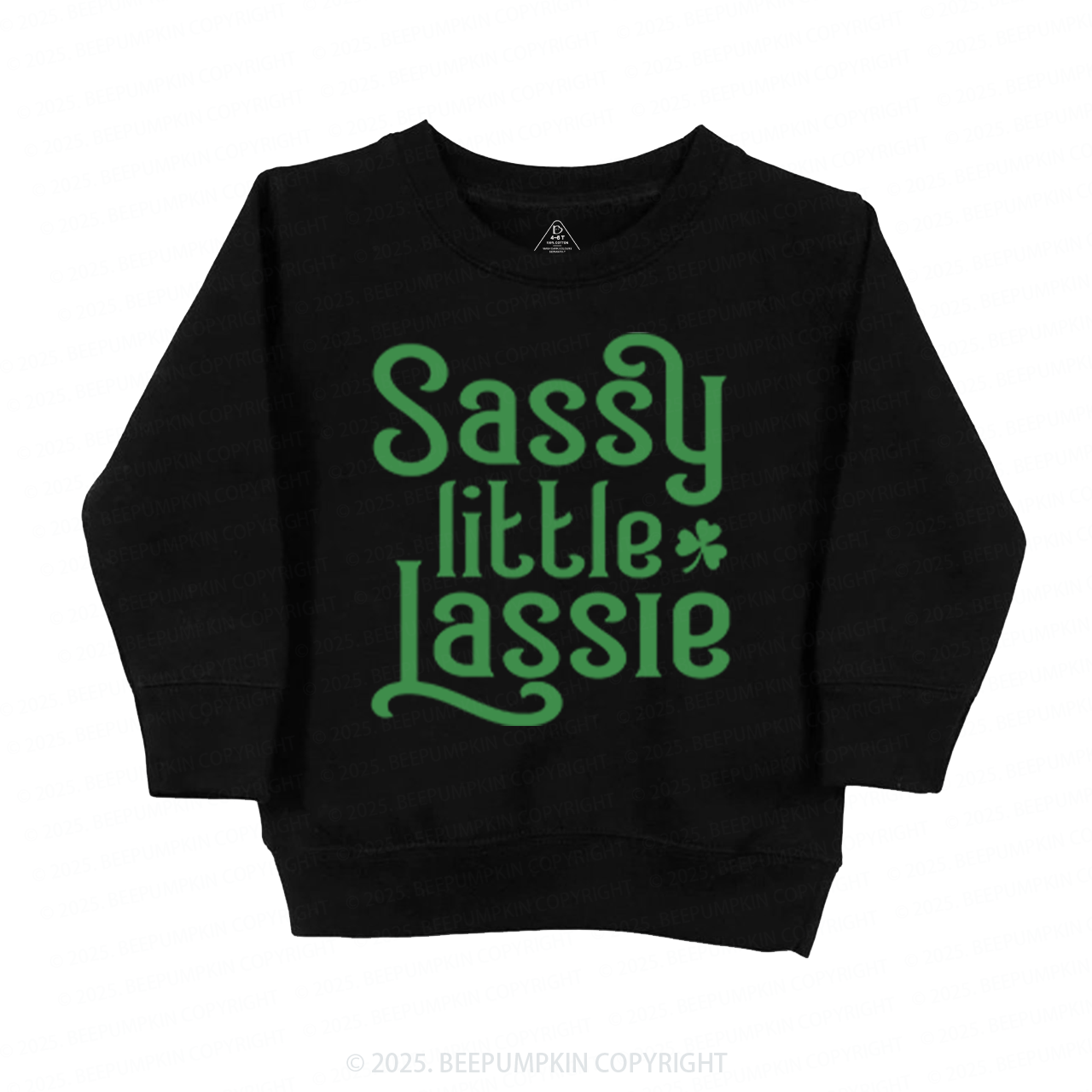 Little Lassie St. Patrick's Day Kid's Sweatshirt