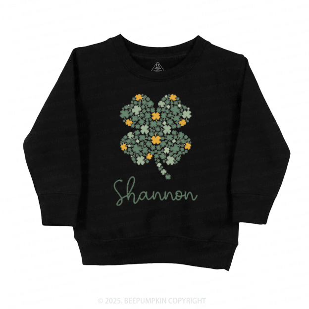 Personalized Name St. Patrick's Day Kid's Sweatshirt