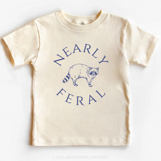 Nearly feral Toddler&Kid's Tees Beepumpkin