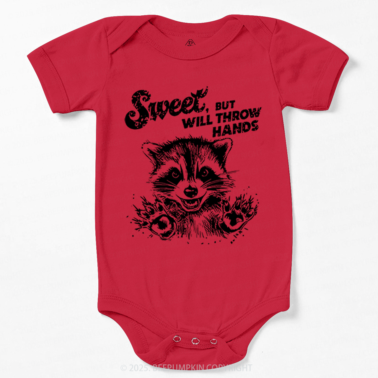 Sweet But Will Throw Hand Bodysuit Beepumpkin