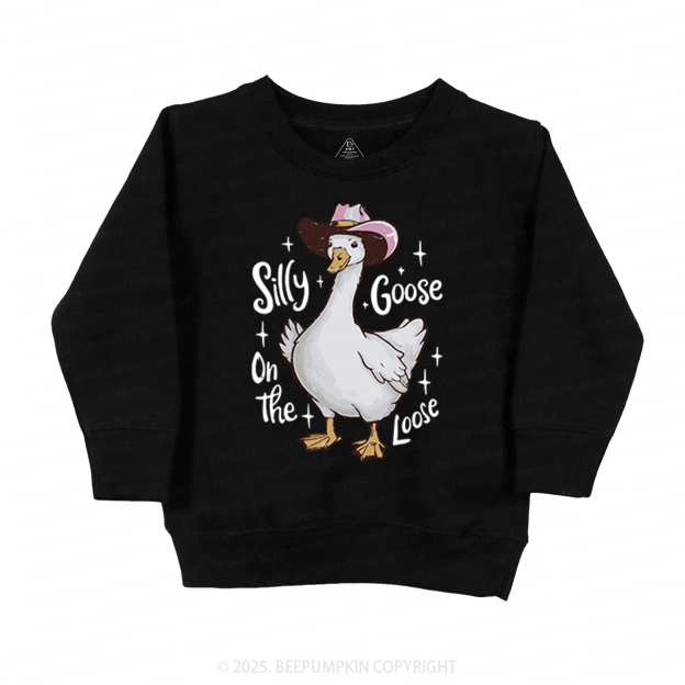 Silly Goose On The Loose Kid's Sweatshirt