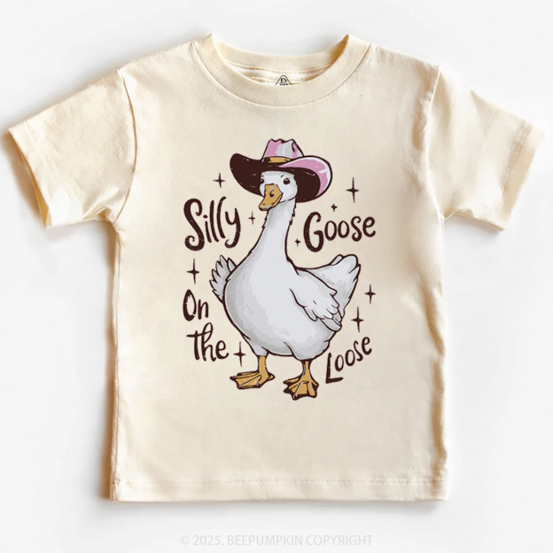 Silly Goose On The Loose Toddler&Kid's Tees Beepumpkin