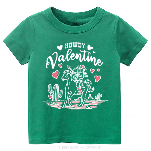 Howdy Valentine Toddler&Kid's Tees Beepumpkin