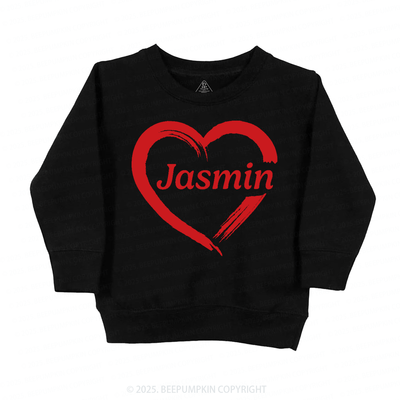 Personalized Name Valentine's Day Kid's Sweatshirt