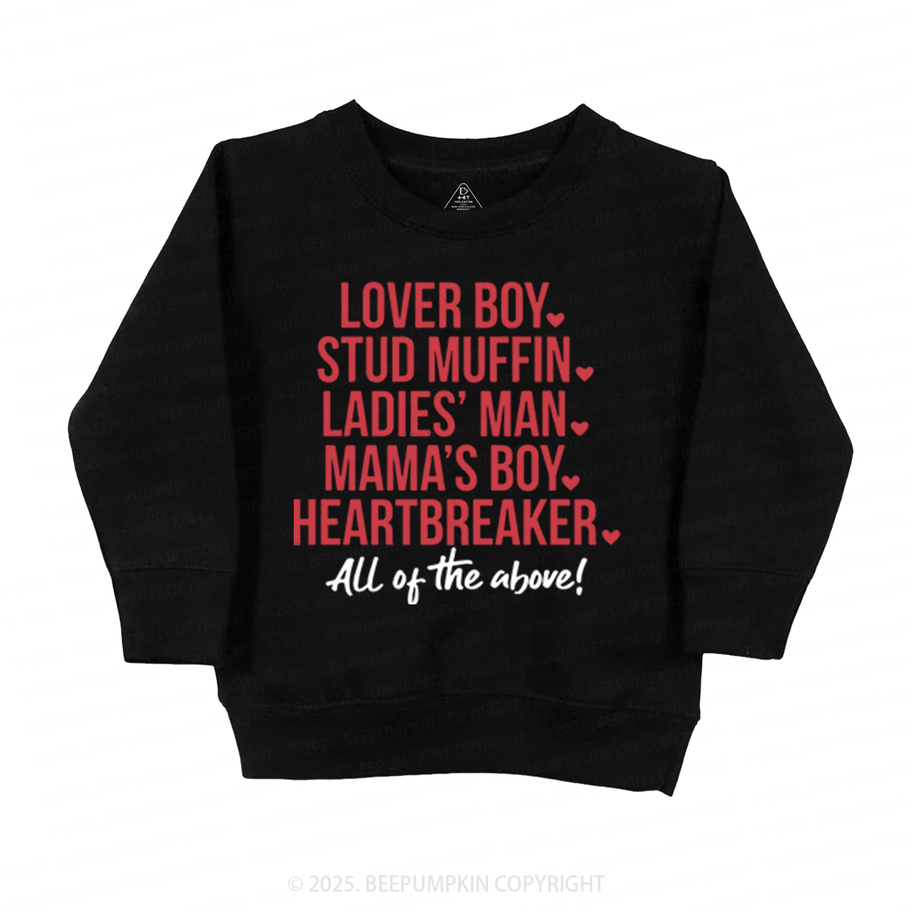 Boys Valentine's Day Kid's Sweatshirt