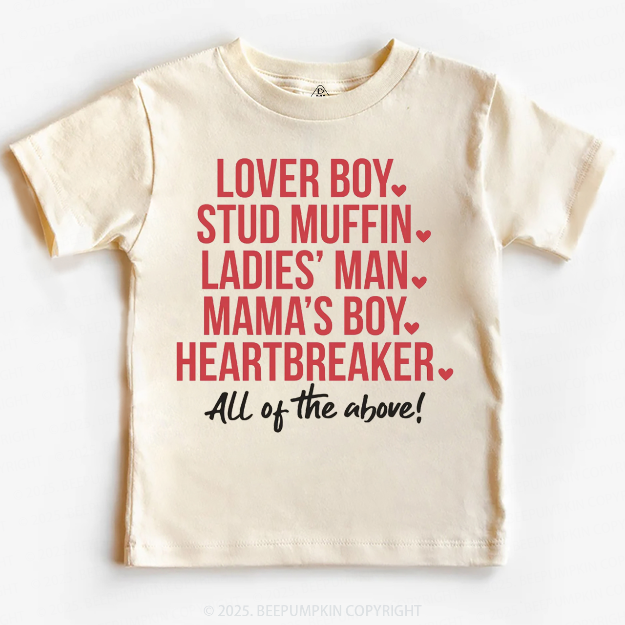 Boys Valentine's Day Toddler&Kid's Tees Beepumpkin