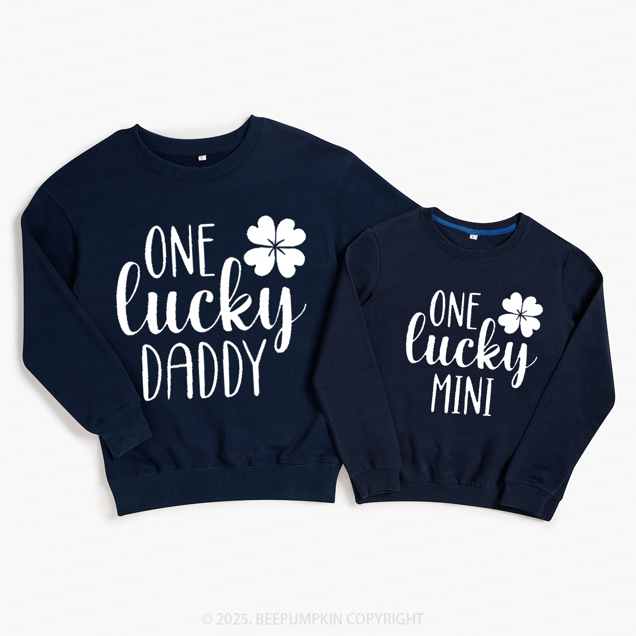 Personalized One Lucky St.Patricks Day Family Matching Sweatshirt2