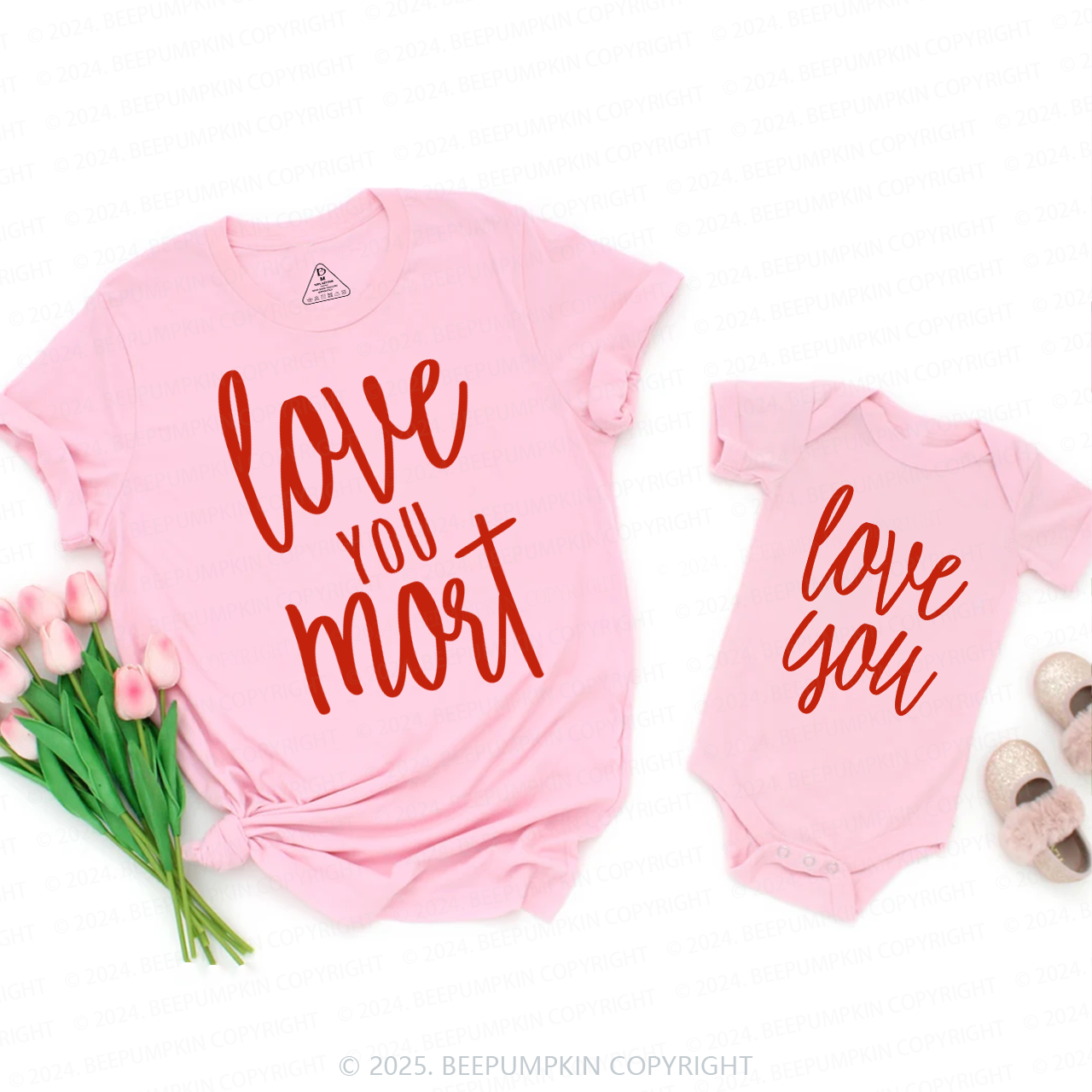Personalized Love You More Valentine's Day Family Shirt