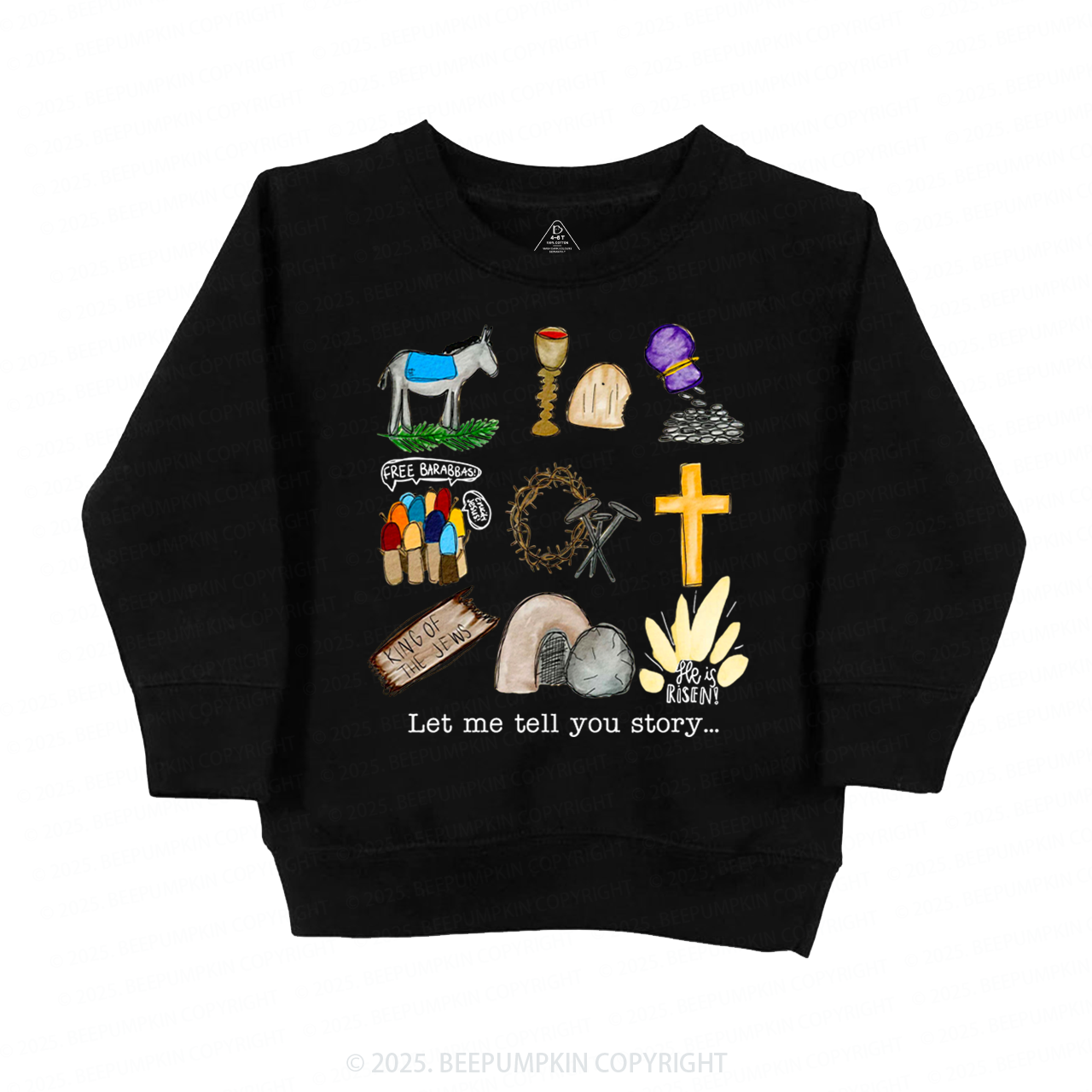 Let Me Tell You A Story Easter Kid's Sweatshirt