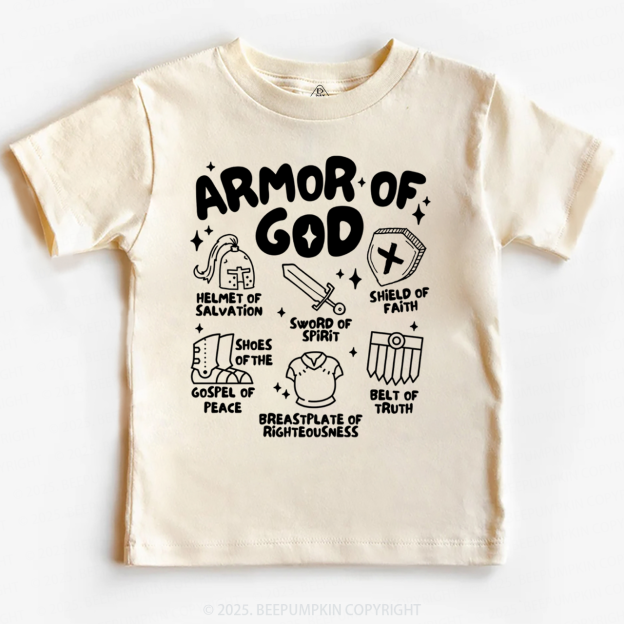Armor of God Toddler&Kid's Tees Beepumpkin