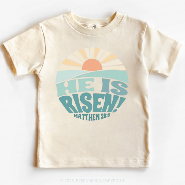 He is Risen Toddler&Kid's Tees Beepumpkin