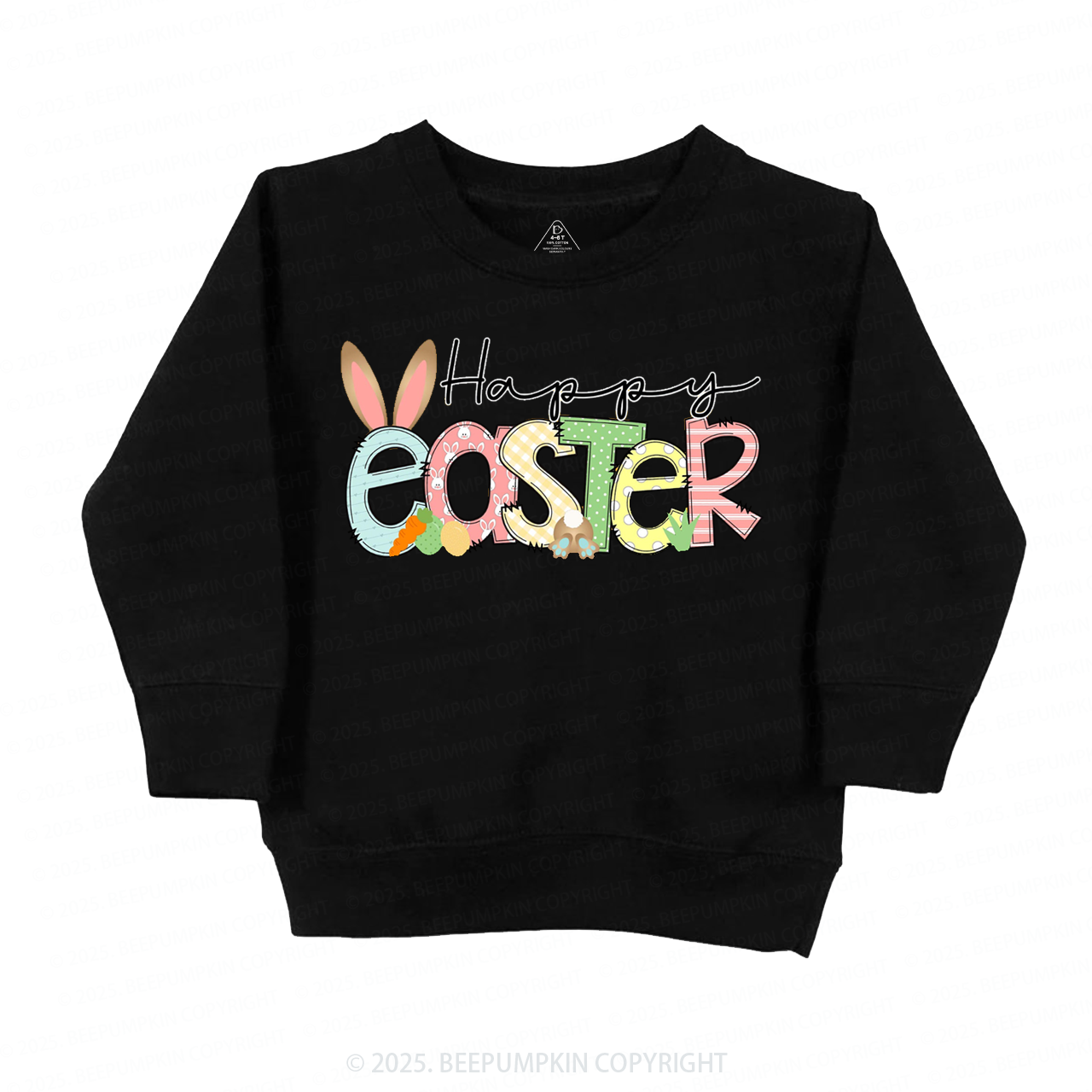 Personalized Name Happy Easter  Kid's Sweatshirt