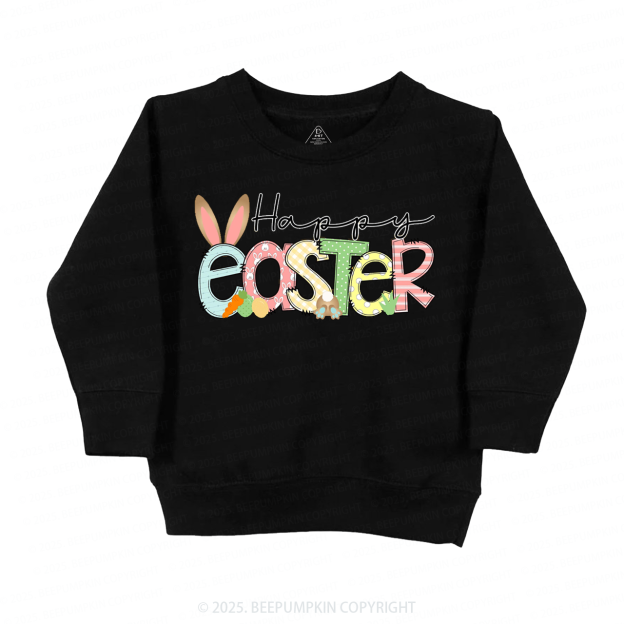 Personalized Name Happy Easter  Kid's Sweatshirt