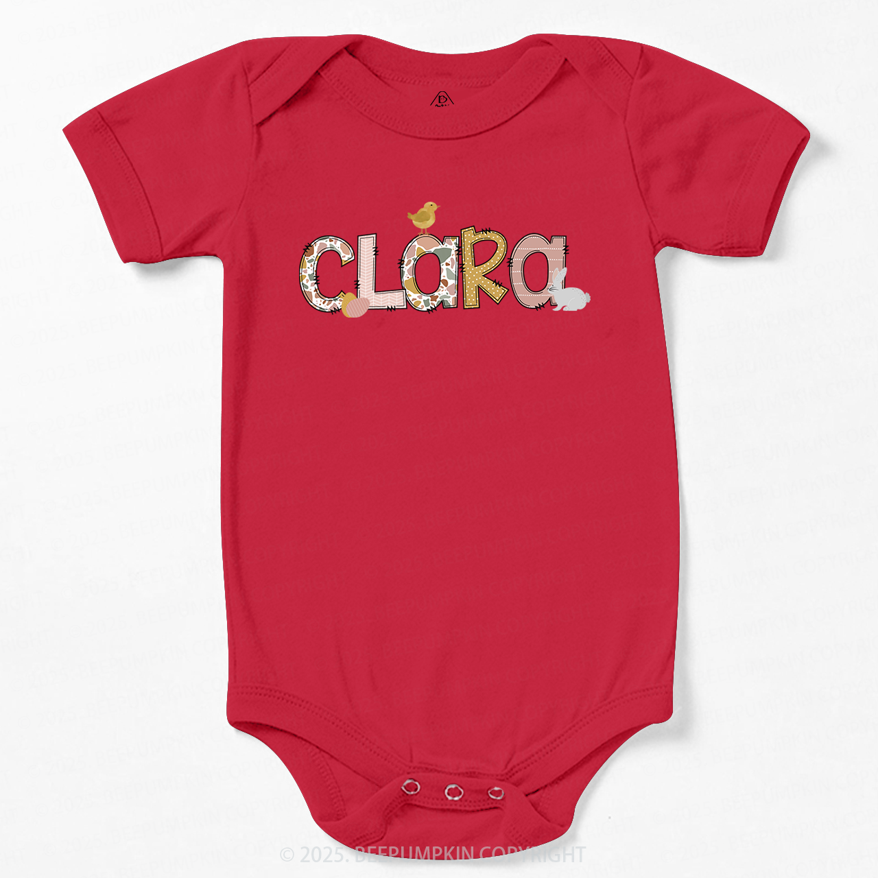 Personalized Name Easter Bodysuit Beepumpkin