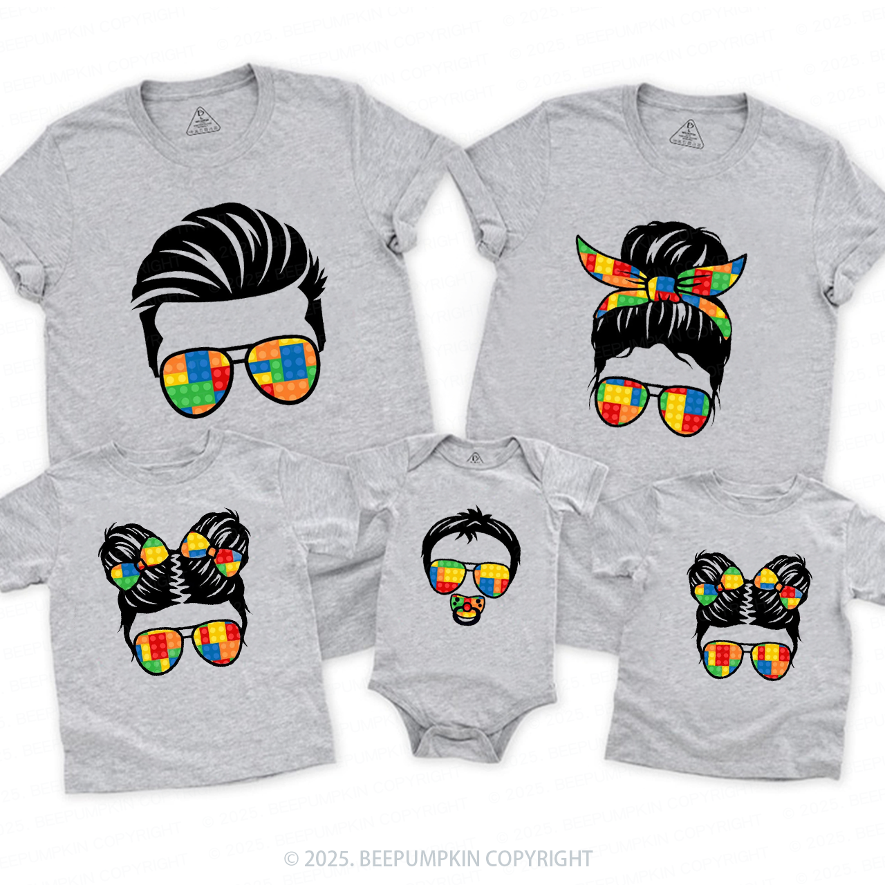 Personalized Bricks Family Matching Tees Beepumpkin