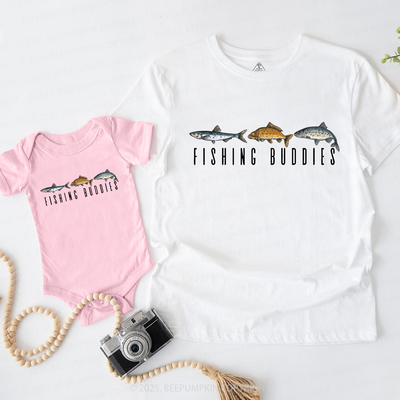 Fishing Buddies Dad&Me Matching Shirts