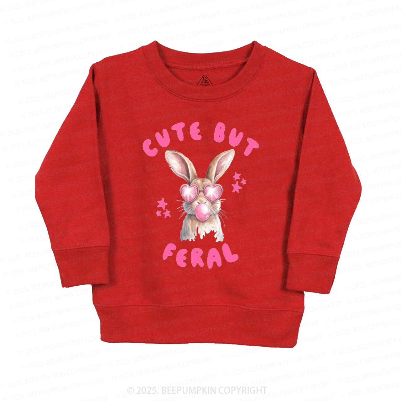 Cute But Feral Kid's Sweatshirt