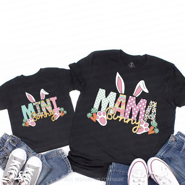 Mama And Mini Bunny Easter Matching Tees