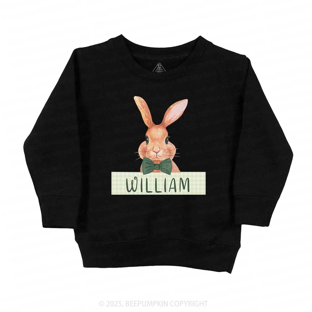 Personalized Boys Easter Bunny Sweatshirt
