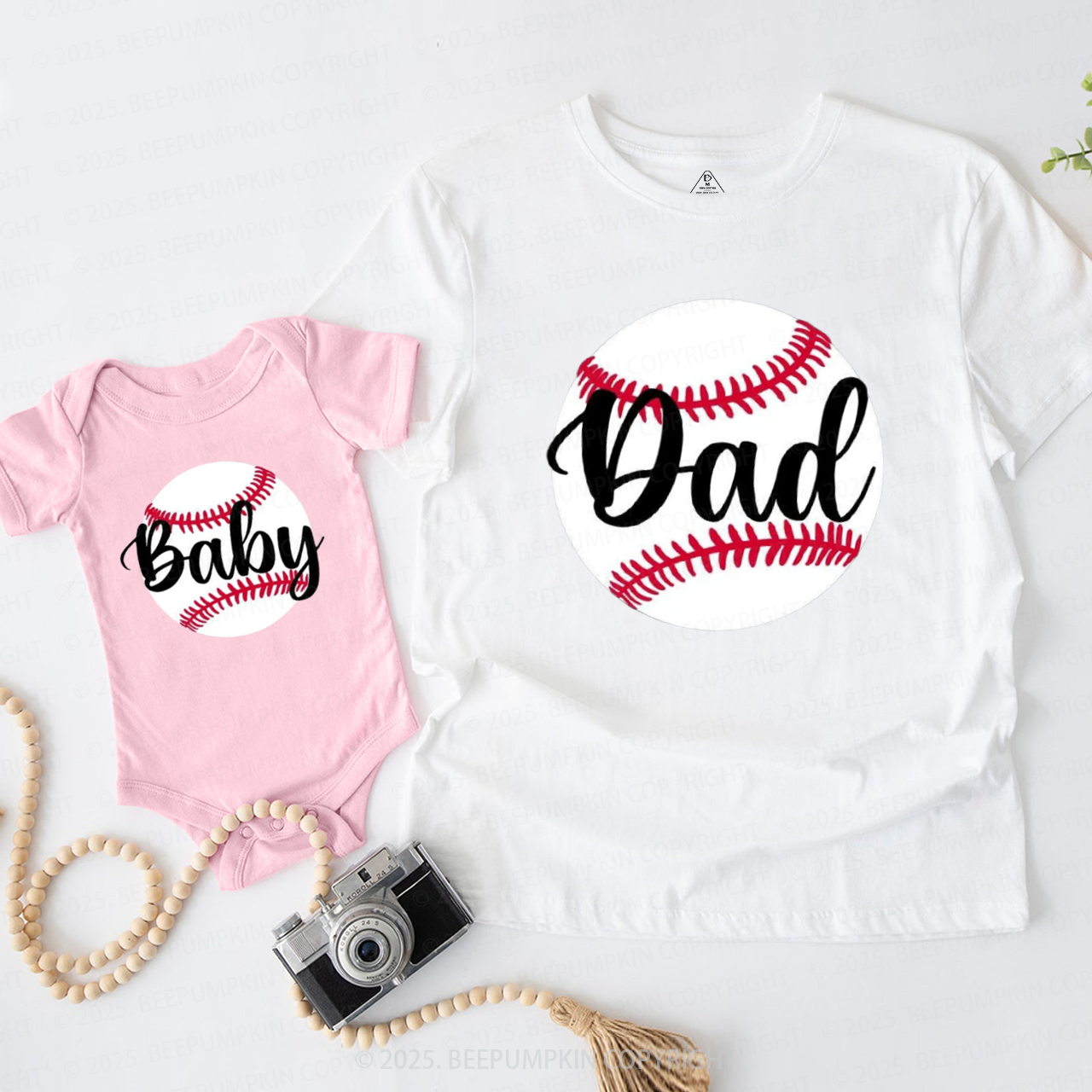 Baseball Dad&Me Matching Shirts