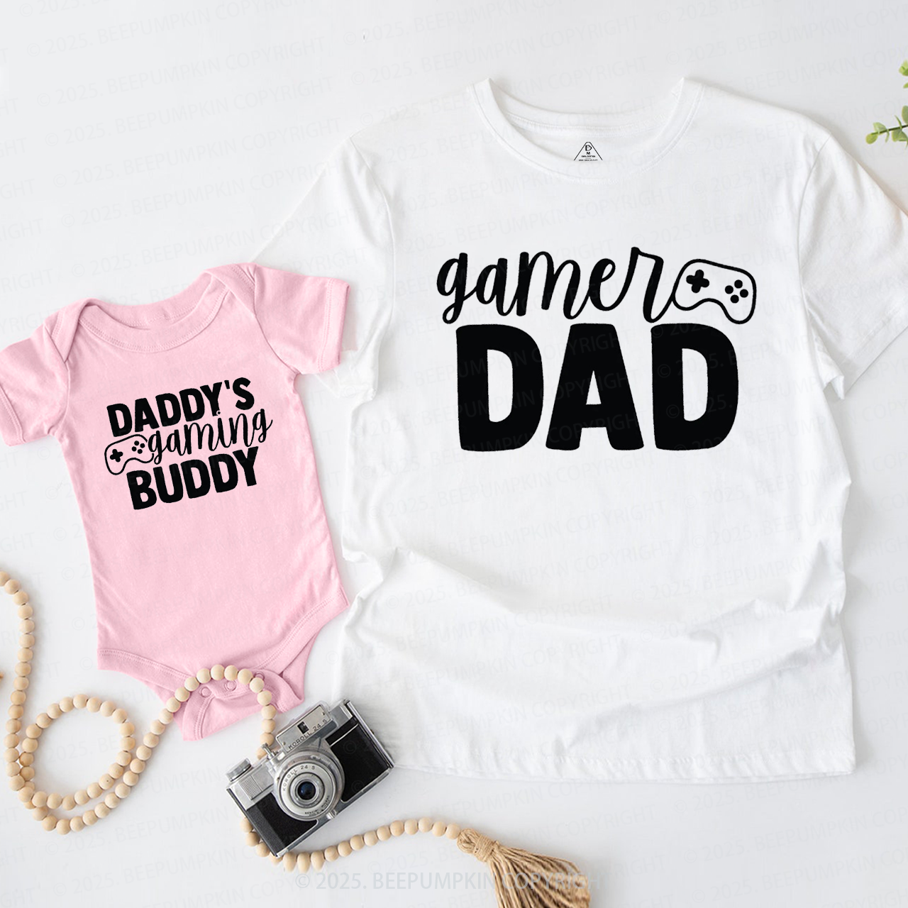 Daddy's Gaming Buddy Dad&Me Matching Shirts