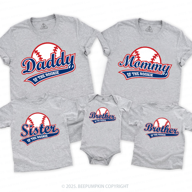 Rookie Of The Year Family Matching Tees Beepumpkin