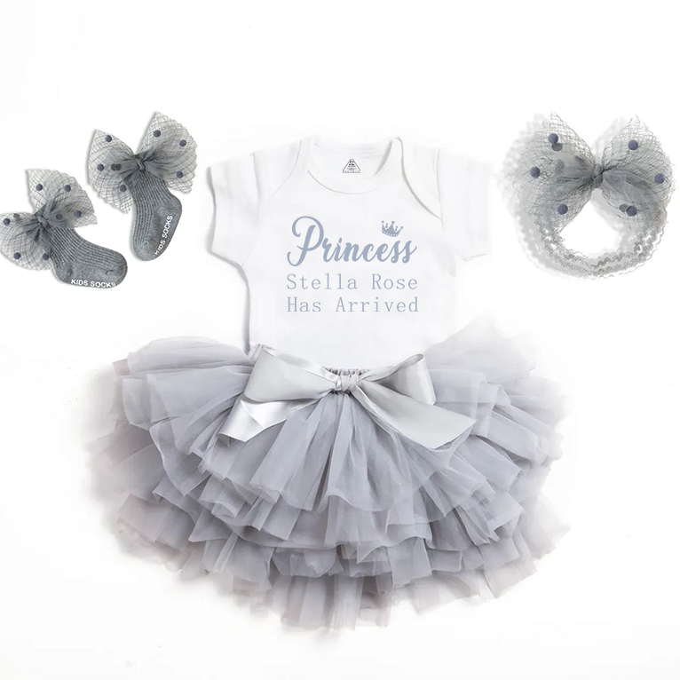 Personalized Baby Girl New Born Sets (Princess xxx Has Arrived)