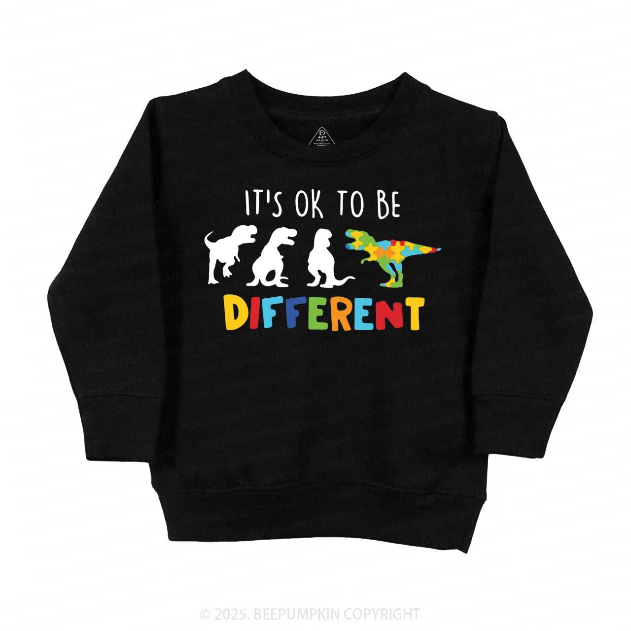 It's Ok To Be Different Kid's Sweatshirt