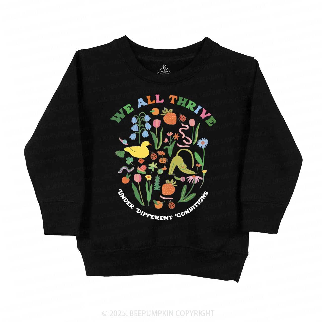 We All Thrive Kid's Sweatshirt