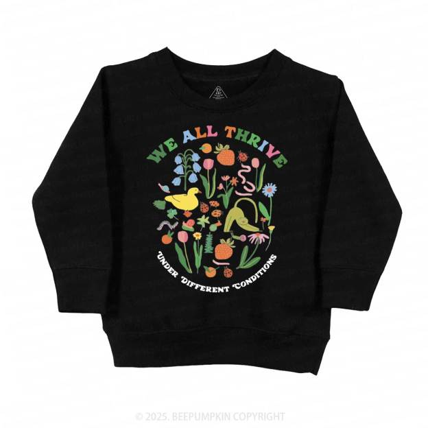 We All Thrive Kid's Sweatshirt