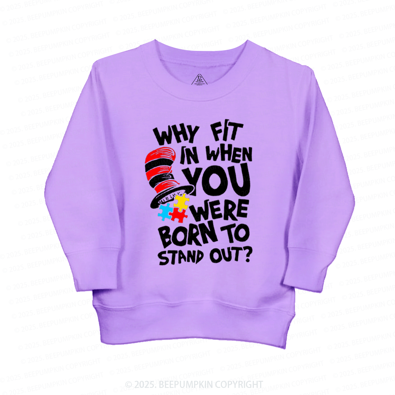 Why Fit In When You Were Born To Stand Out Kid's Sweatshirt