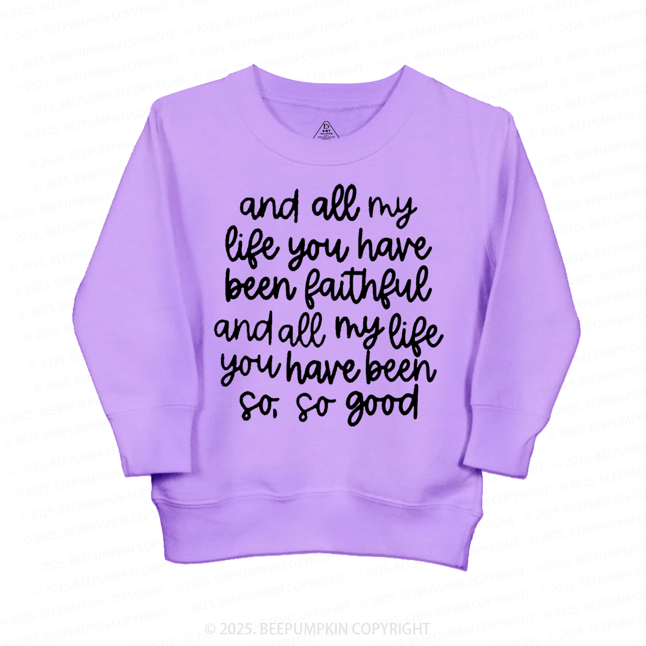 Psalm Bible Quote Kid's Sweatshirt