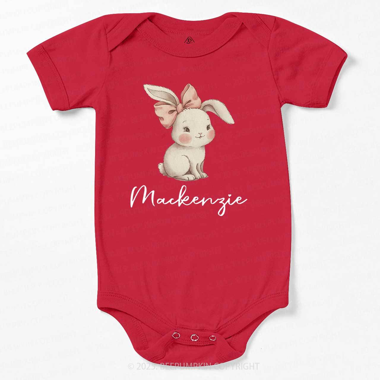 Personalized Name Easter Bunny Bodysuit Beepumpkin
