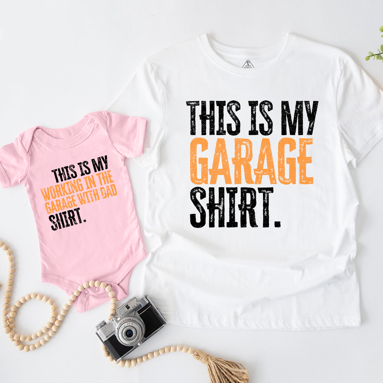 This Is My Garage Shirt For Dad And Me