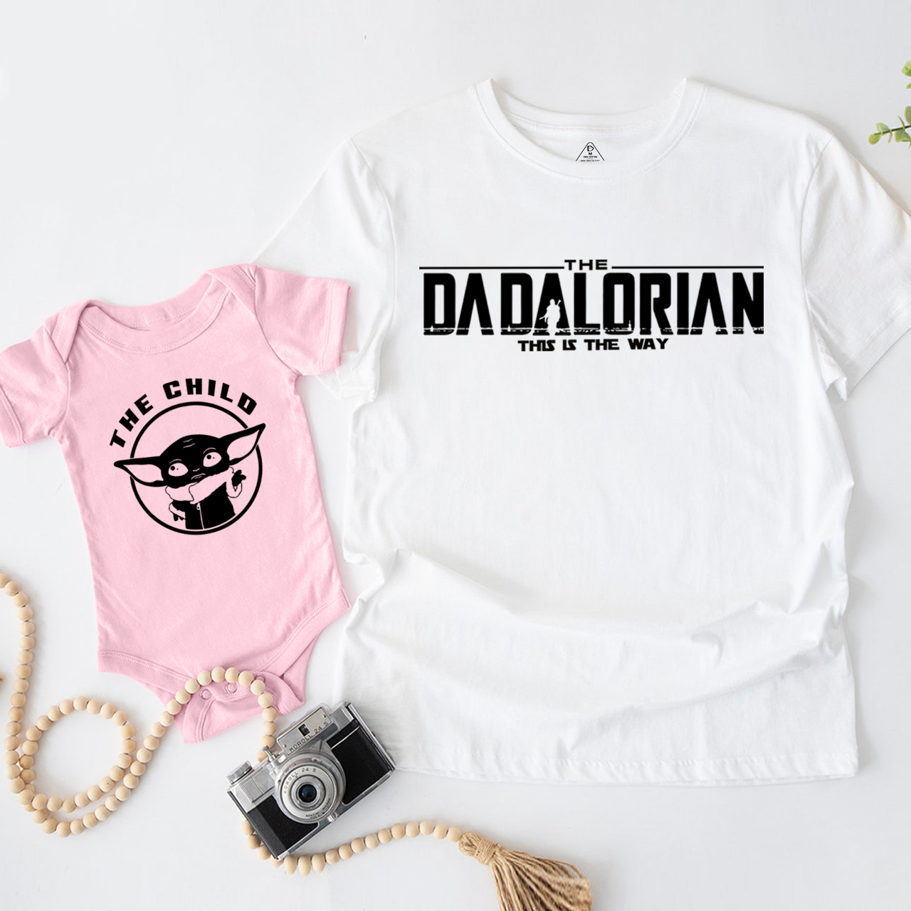 Dadalorian Matching Shirts For Dad And Me