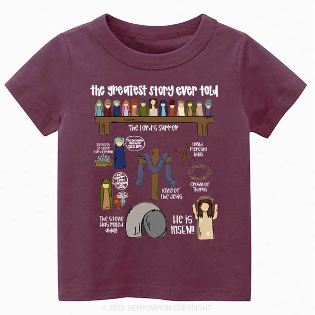 The Greatest Story Ever Told Toddler&Kid's Tees Beepumpkin